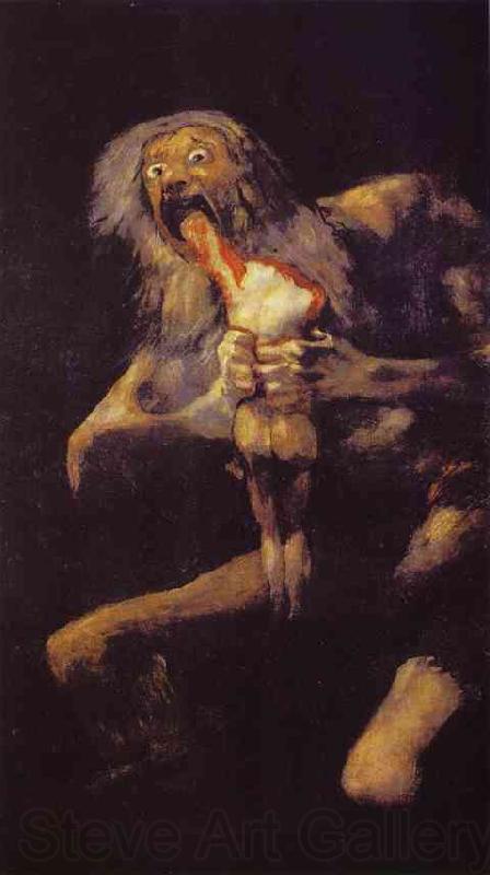 Francisco Jose de Goya Saturn Devouring One of His Chidren Spain oil painting art
